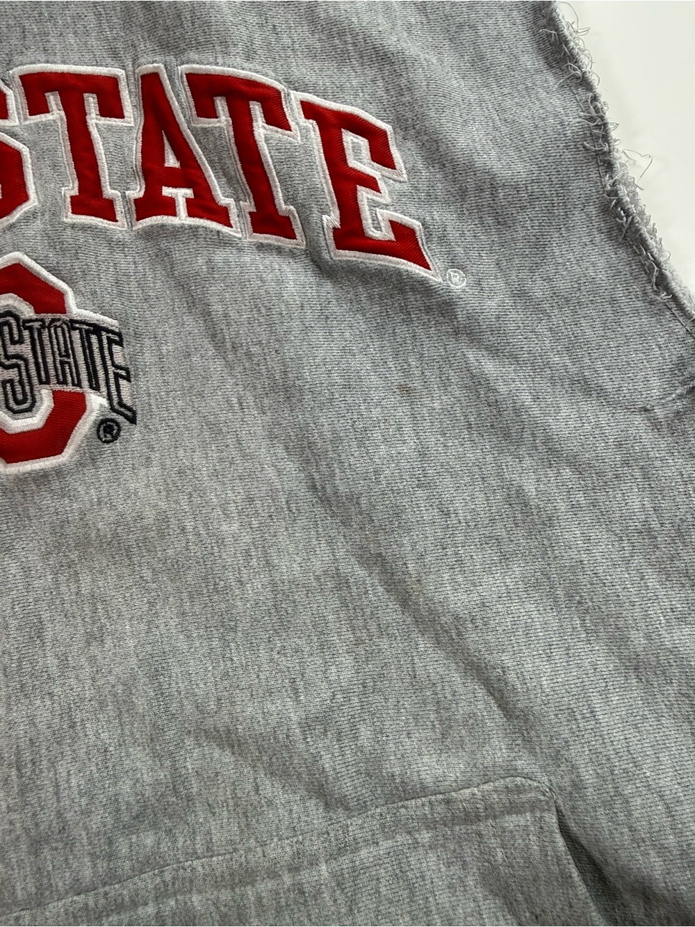 Vintage Steve & Barry’s Cut-off Sweatshirt - Picture 3 of 8